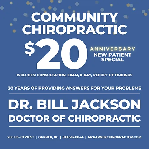 Chiropractic Garner NC 2025 Special Offer